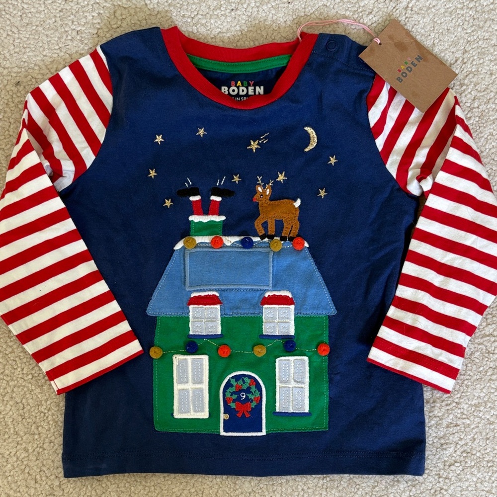Baby Boden Christmas 🎄 tee